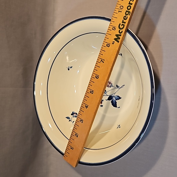 NEW Noritake Blue Chintz 9104 Round Vegetable Serving Bowl - Picture 5 of 8